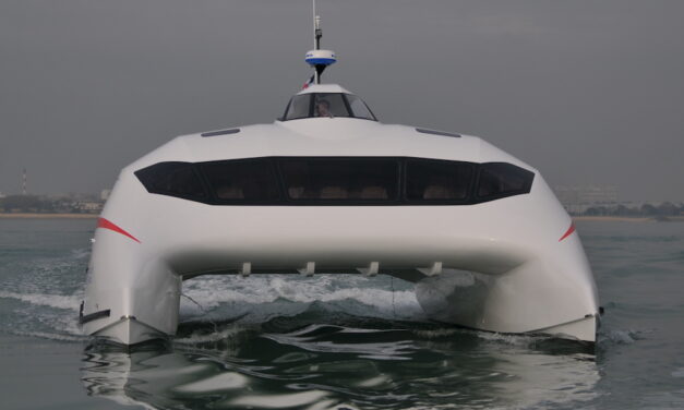Katamaran Monaco One – Prototyp A2V na próbach