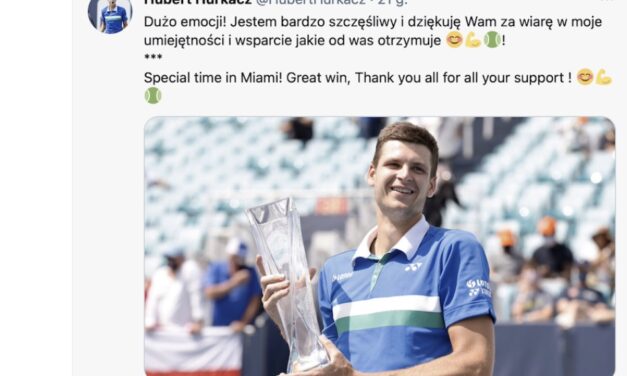 Hubert Hurkacz zwycięża w Miami Open 2021! Miami znowu biało-czerwone