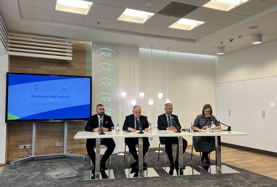 Konferencja prasowa PZŻ – PGE – Bezpieczne szlaki żeglarskie