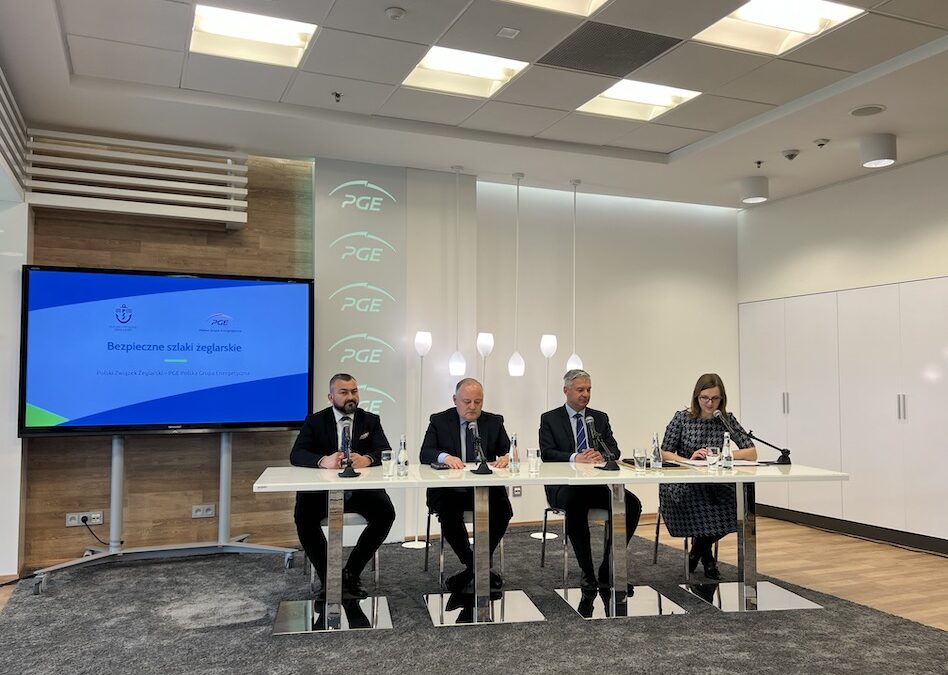 Konferencja prasowa PZŻ – PGE – Bezpieczne szlaki żeglarskie