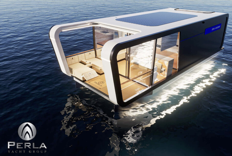 Perla Houseboat e-vision – elegancki dom pływający
