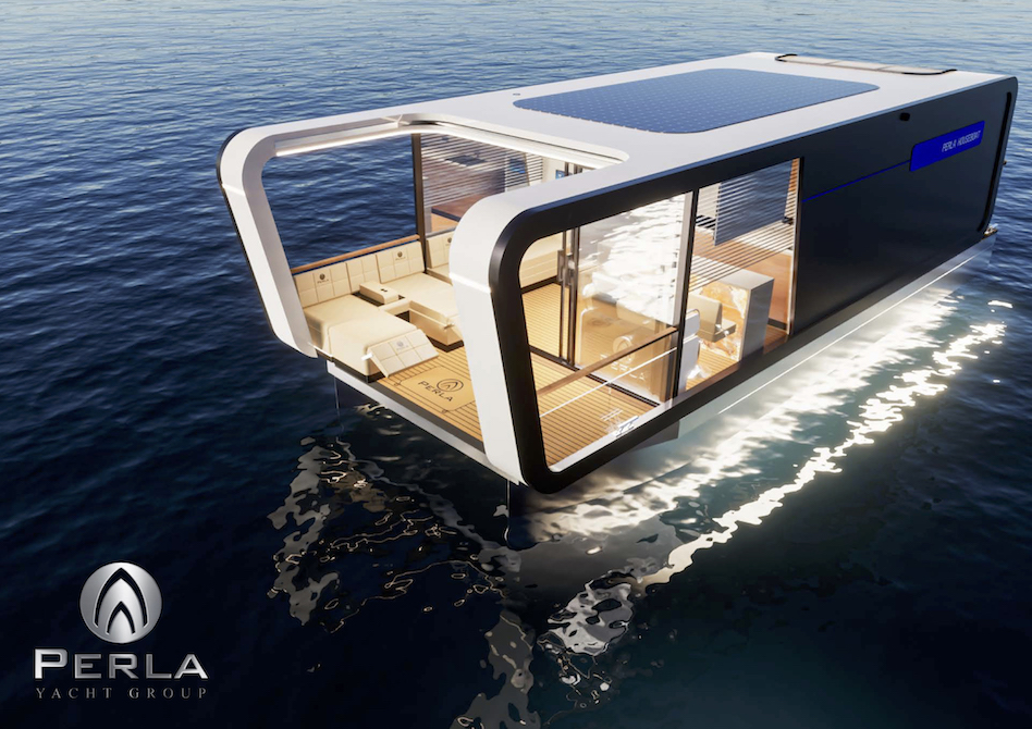 Perla Houseboat e-vision – elegancki dom pływający