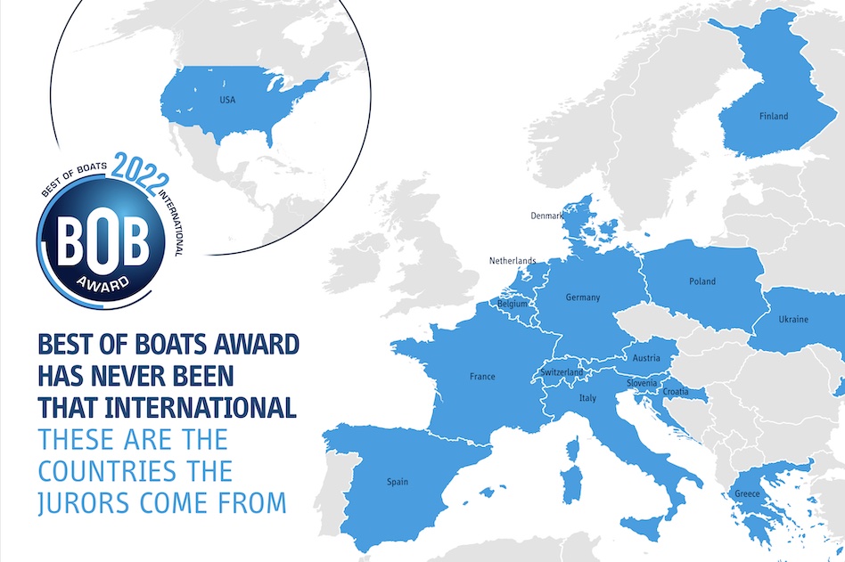 BOAT & FUN BERLIN przedstawia finalistów konkursu „Best of Boats Award 2022” – Międzynarodowe Jury ogłasza 18 finalistów BOB Award 2022 w czterech kategoriach – Ceremonia w Berlinie 24 listopada 2022.