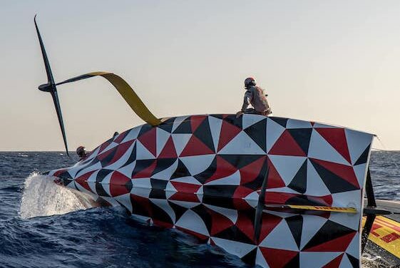 Luna Rossa – wywrotka na treningu