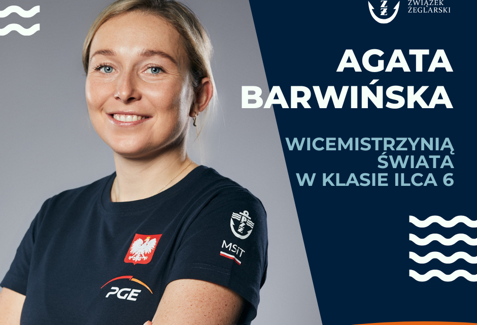 Agata Barwińska ze srebrnym medalem Mistrzostw Świata w olimpijskiej klasie ILCA 6